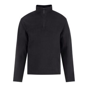 PRO RTX Mens Microfleece Half Zip Sweater / Black